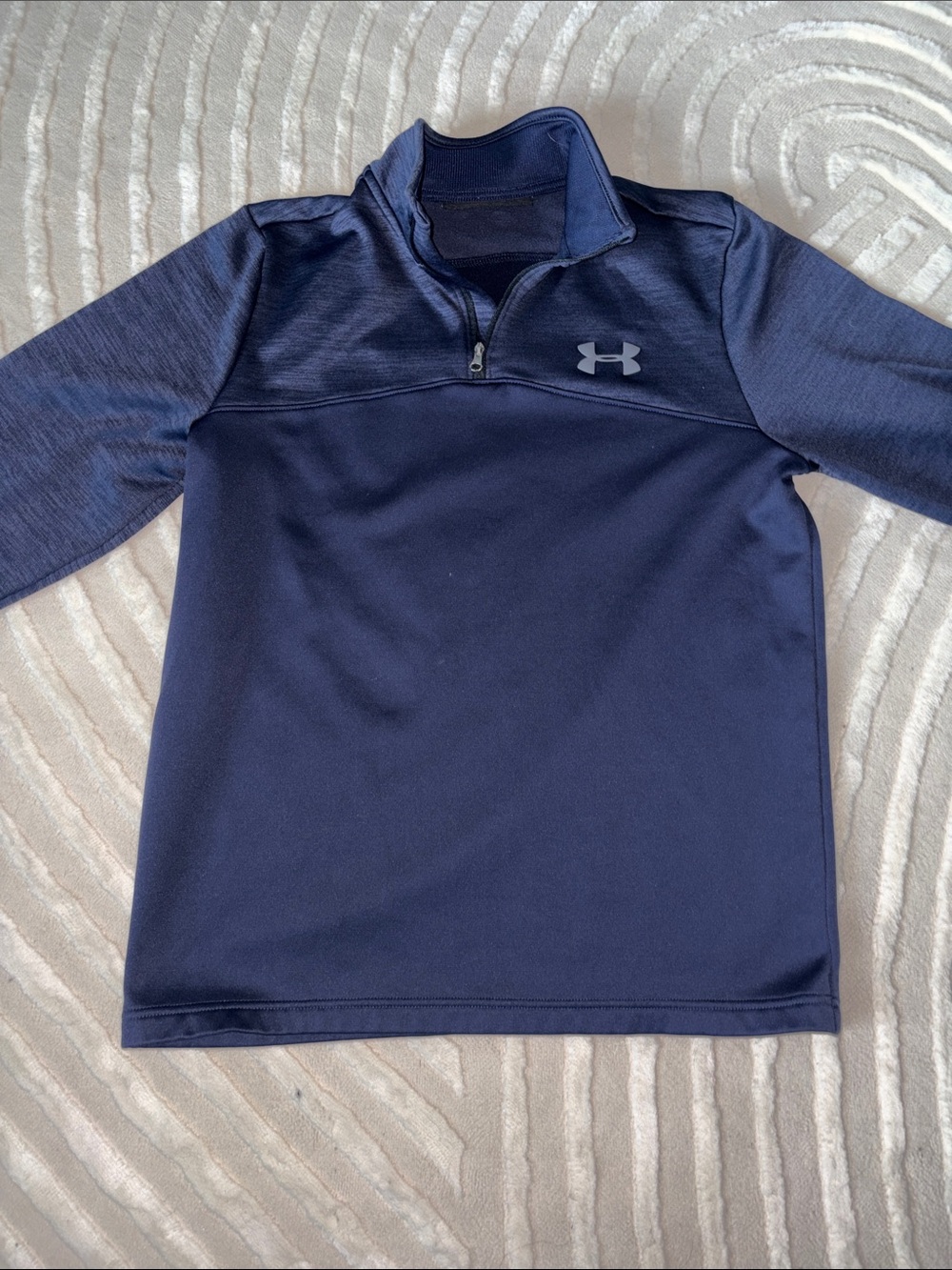 Under Armour Navy Blue Quarter-Zip Performance Pullover